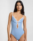Powder Blue/White