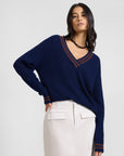 Noir Navy/Chestnut