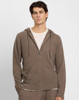 Timber 100% Cashmere Hoodie Zip Up