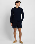 Midnight 100% Cashmere Crewneck