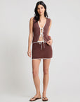 Brown/White
