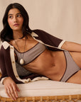 Brown/White
