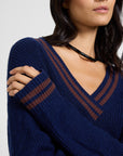 Noir Navy/Chestnut