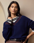 Noir Navy/Chestnut