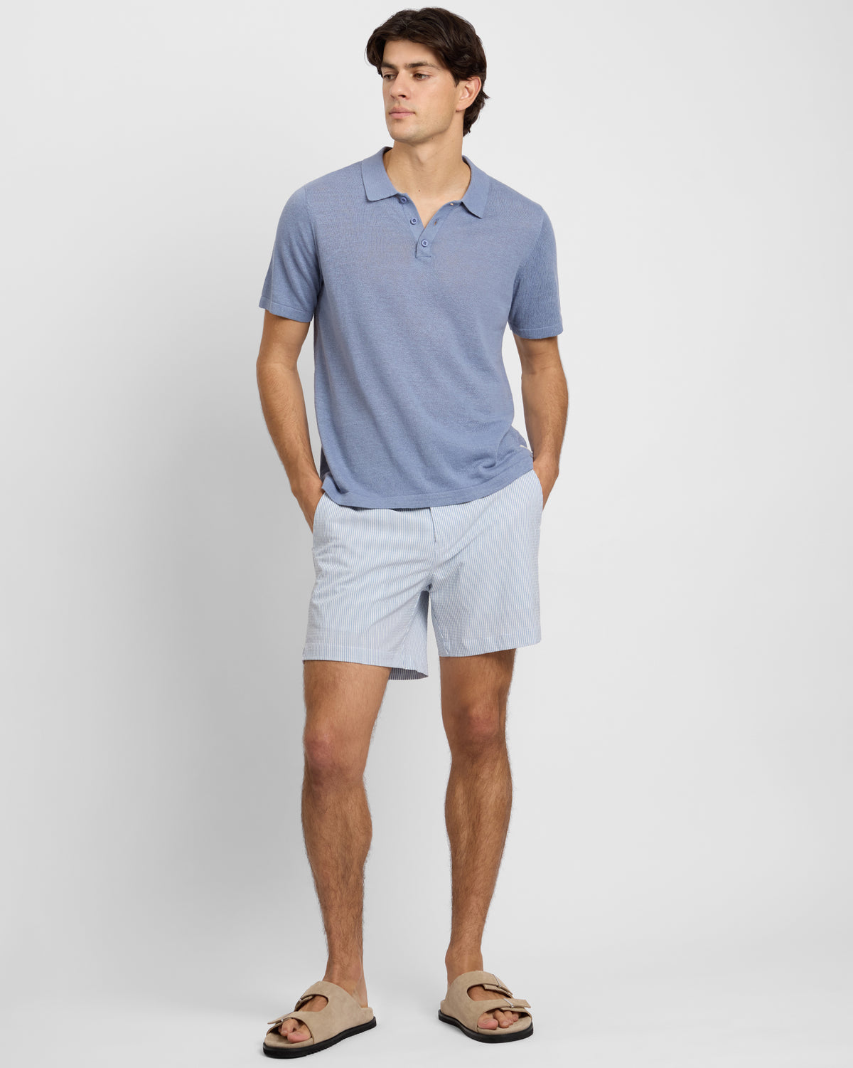 Soft Blue/White