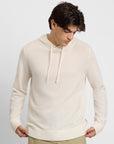Egret 100% Cashmere Hooded Pullover