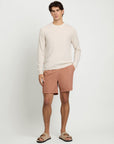 Egret 100% Cashmere Crewneck