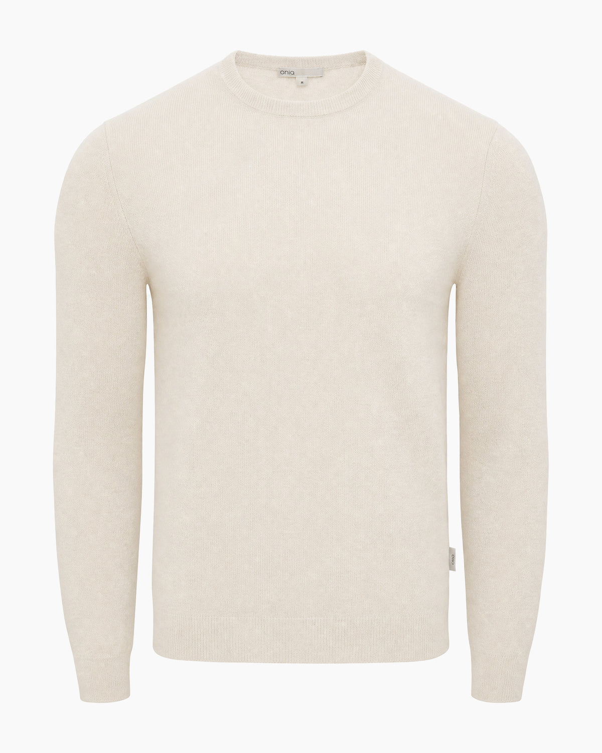 Egret 100% Cashmere Crewneck