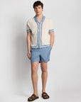 Linen Knit Camp Shirt
