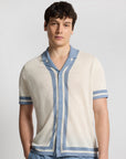 Linen Knit Camp Shirt