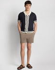 Linen Knit Camp Shirt