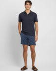Stretch Linen Jersey Short Sleeve Polo