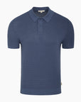 Cotton Textured Knit Polo