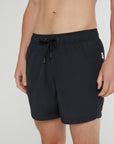 Black Charles 5" Swim Trunk