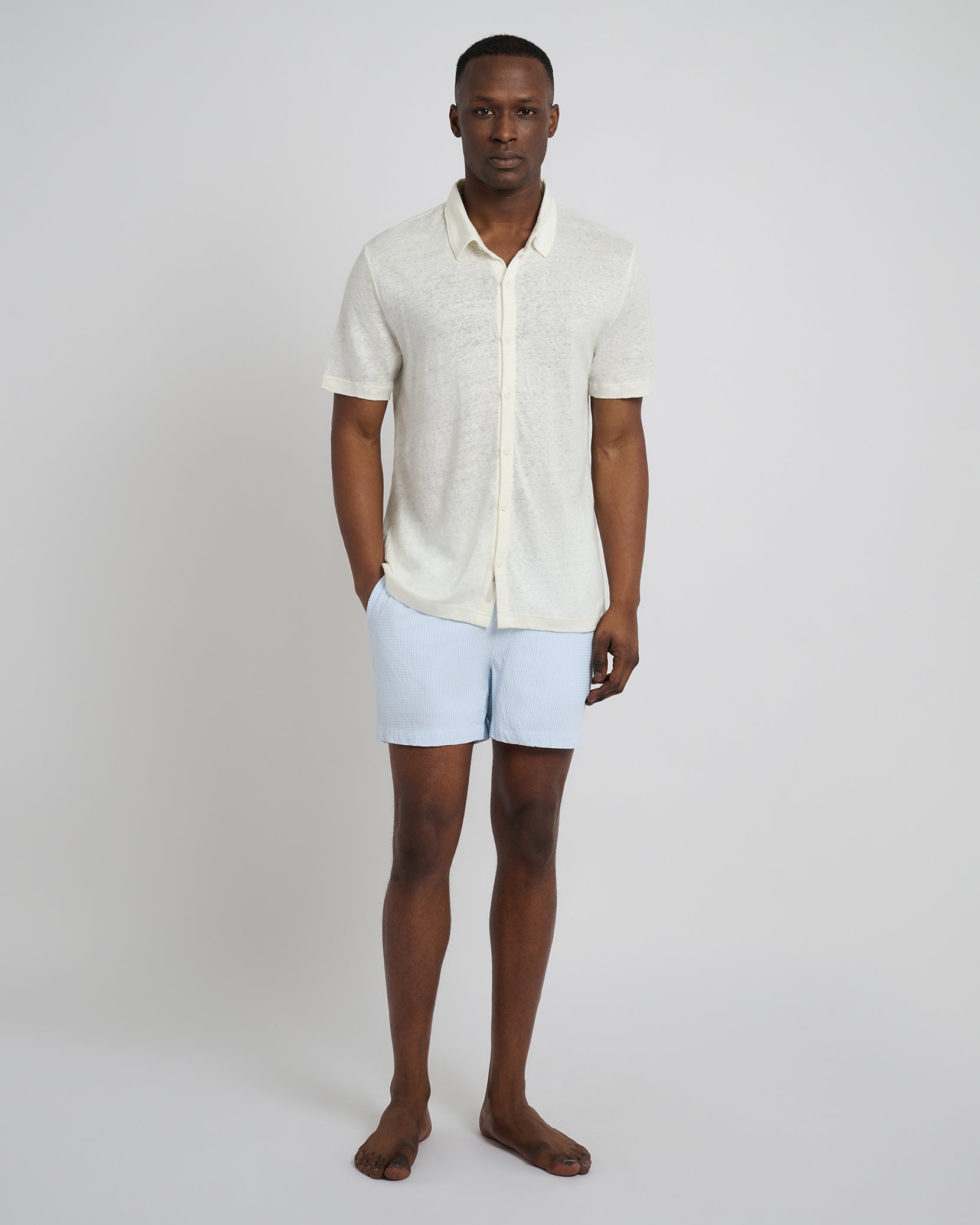 Pale Blue/White