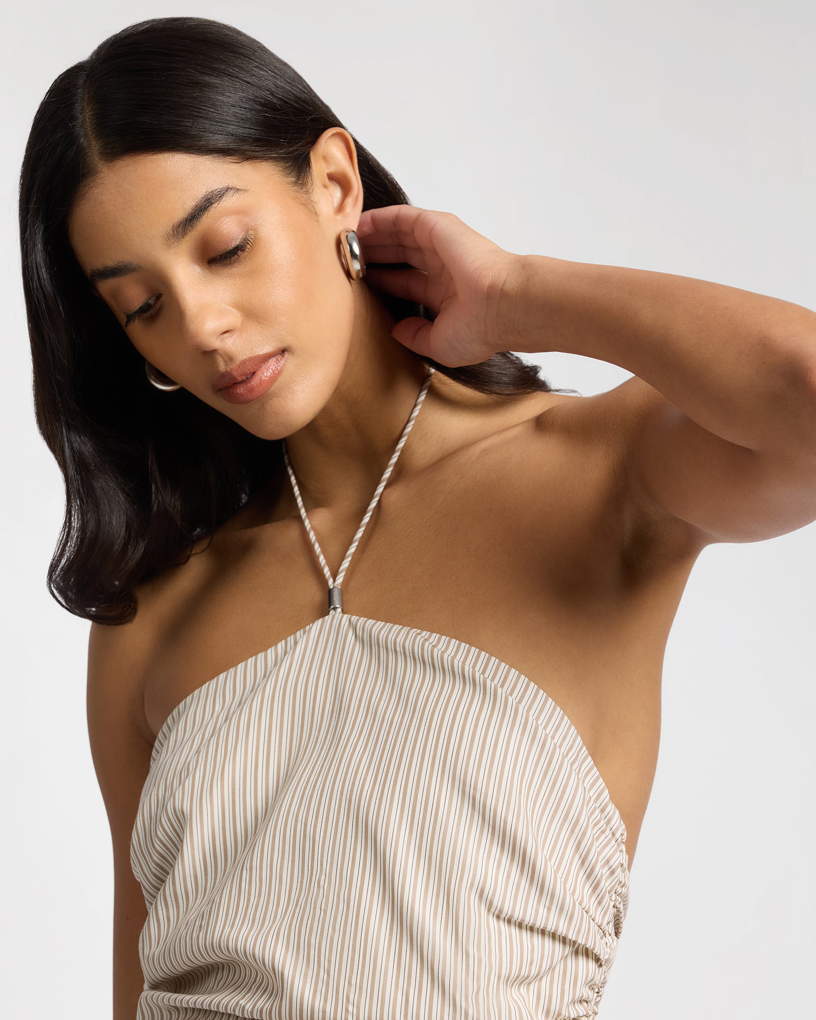 Tan/White