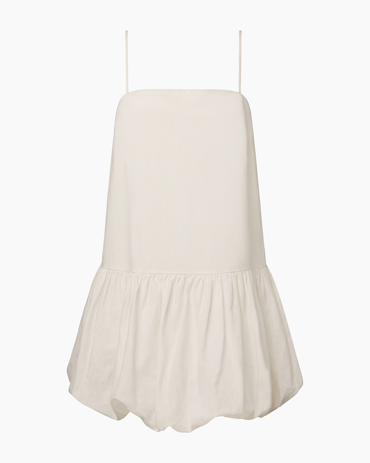 Air Linen Bubble Mini Dress