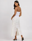 Crochet Knit Mix Media Dress