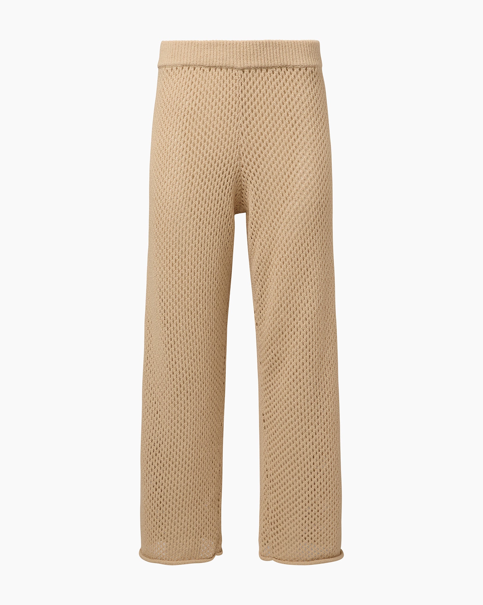Crochet Knit Wide Leg Pant