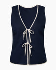 Air Linen Tie Front Tank