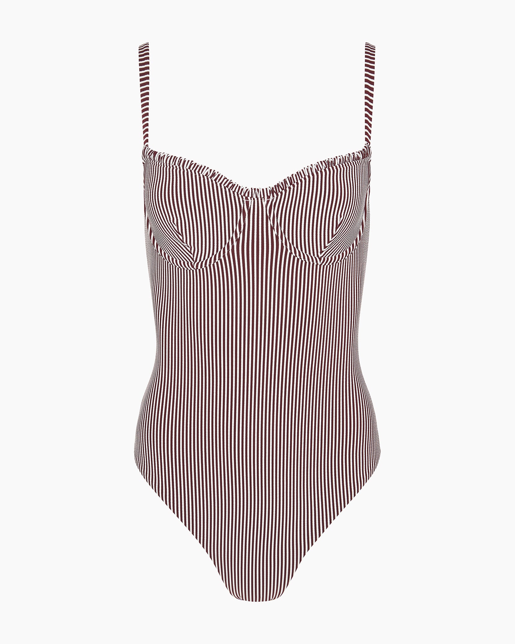Dark Cherry/White