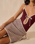 Brown/White